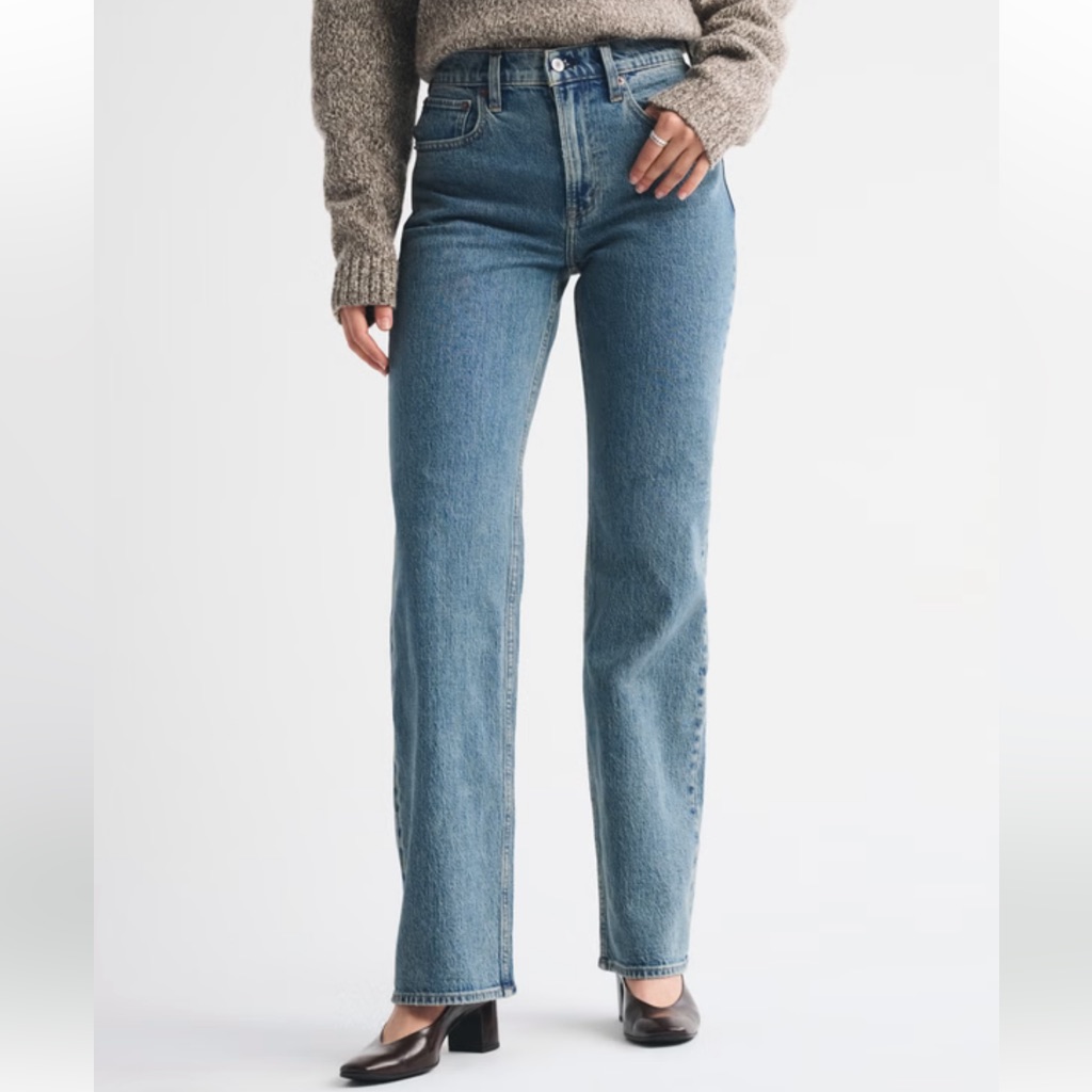 Abercrombie & Fitch The ‘90s Relaxed Jean - High Rise 29 Or 8